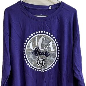 Purple UCA Bears Long Sleeve Shirt